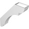 Ekena Millwork 5 1/2-in. W x 26-in. D x 32-in. H Olympic Architectural Grade PVC Knee Brace BRCP055X26X32OLY - alternate 6
